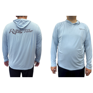 Футболка Ripple Fisher Cool Hoodie Shirts, Smoke Blue 5L
